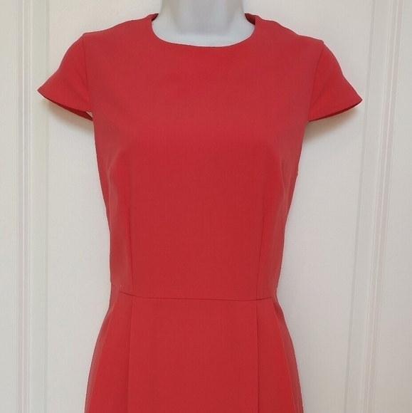 Marc New York peach coral  Sheath dress cap sleeve Size s - Picture 11 of 14